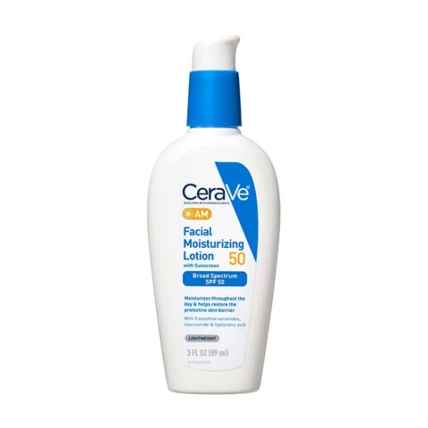 لوسیون مرطوب‌کننده روز سراوی با SPF 50 مدل AM