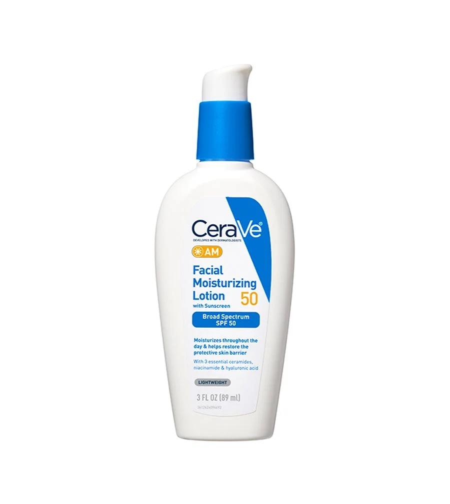 لوسیون مرطوب‌کننده روز سراوی SPF 50 حجم ۵۰ میلی‌لیتر